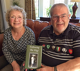 Harry and Fran Fynn with book